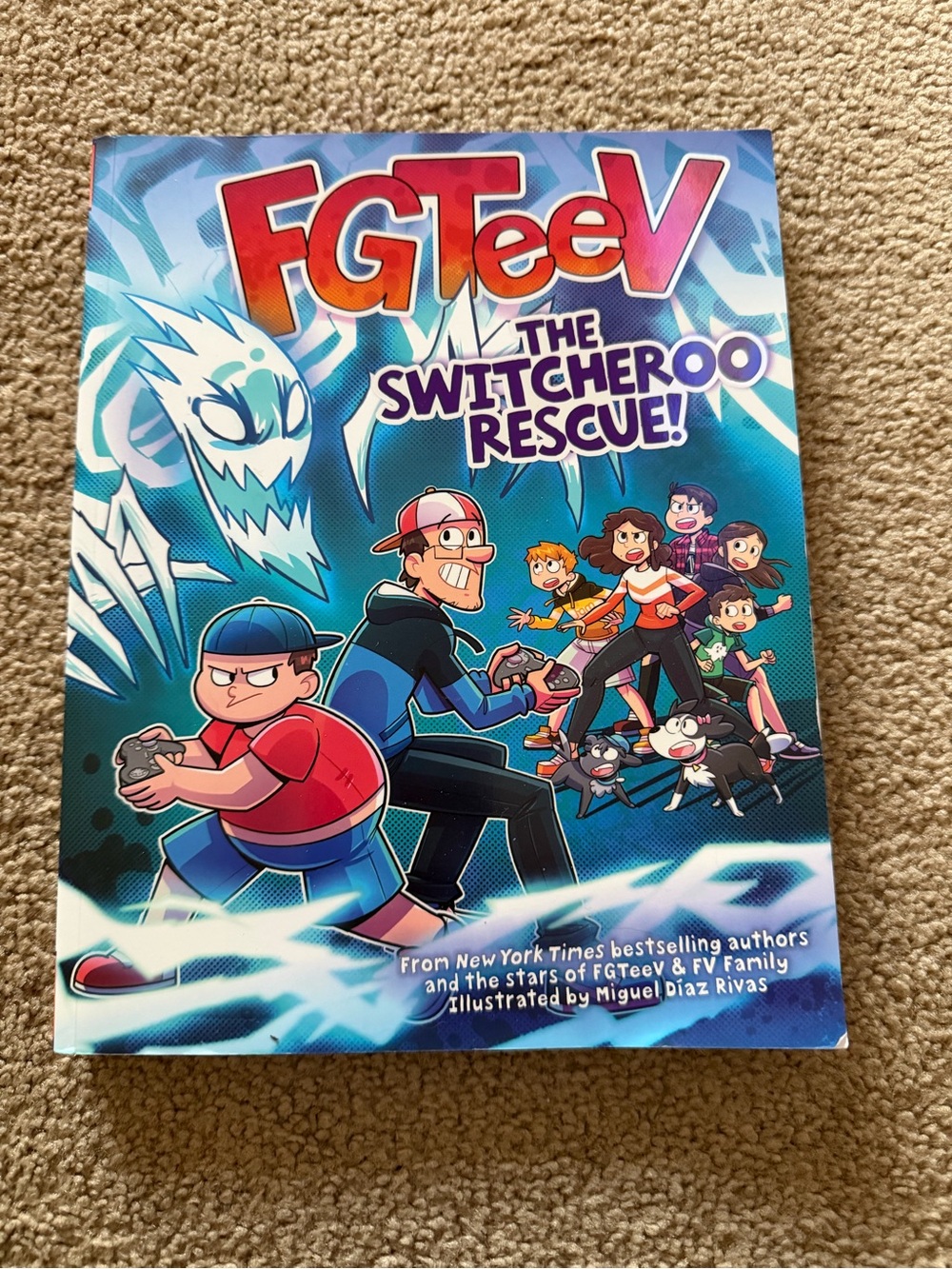 The Switcheroo Rescue! — Blue Graphic Video Game Book